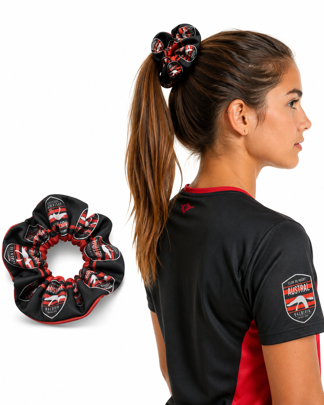 Scrunchie Austral Rugby Valdivia