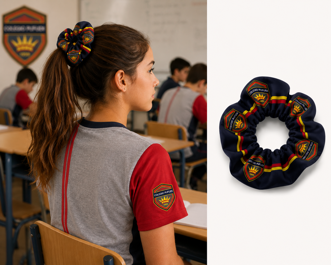 Scrunchie Colegio Pufudi