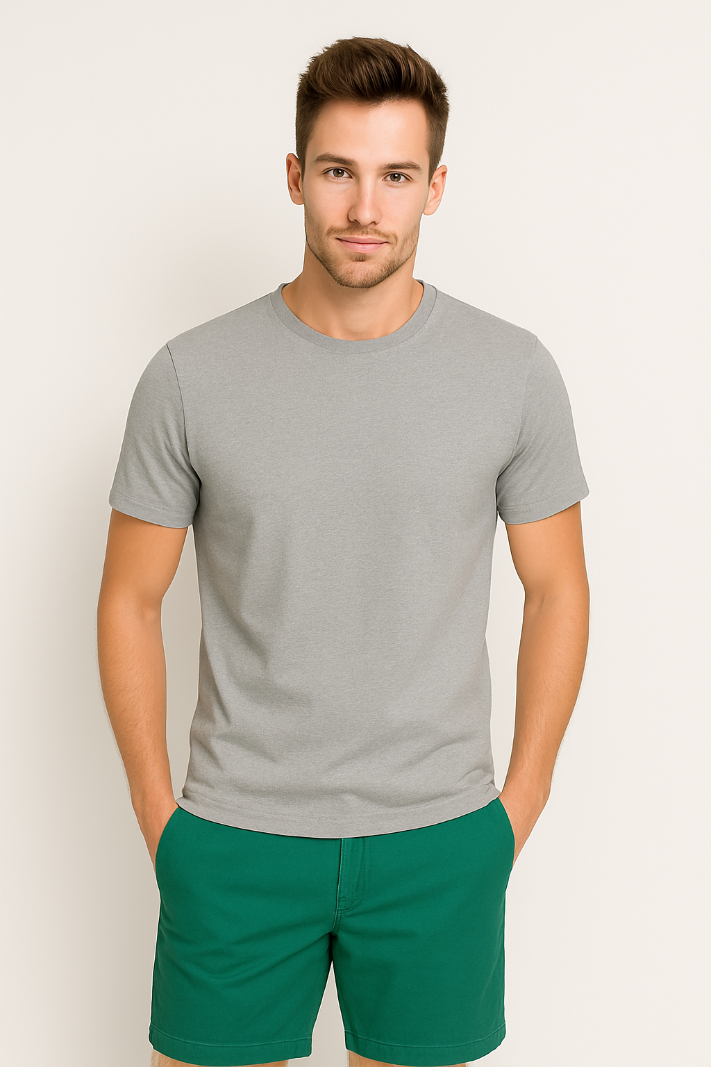 Polera Manga Corta Algodón Hombre