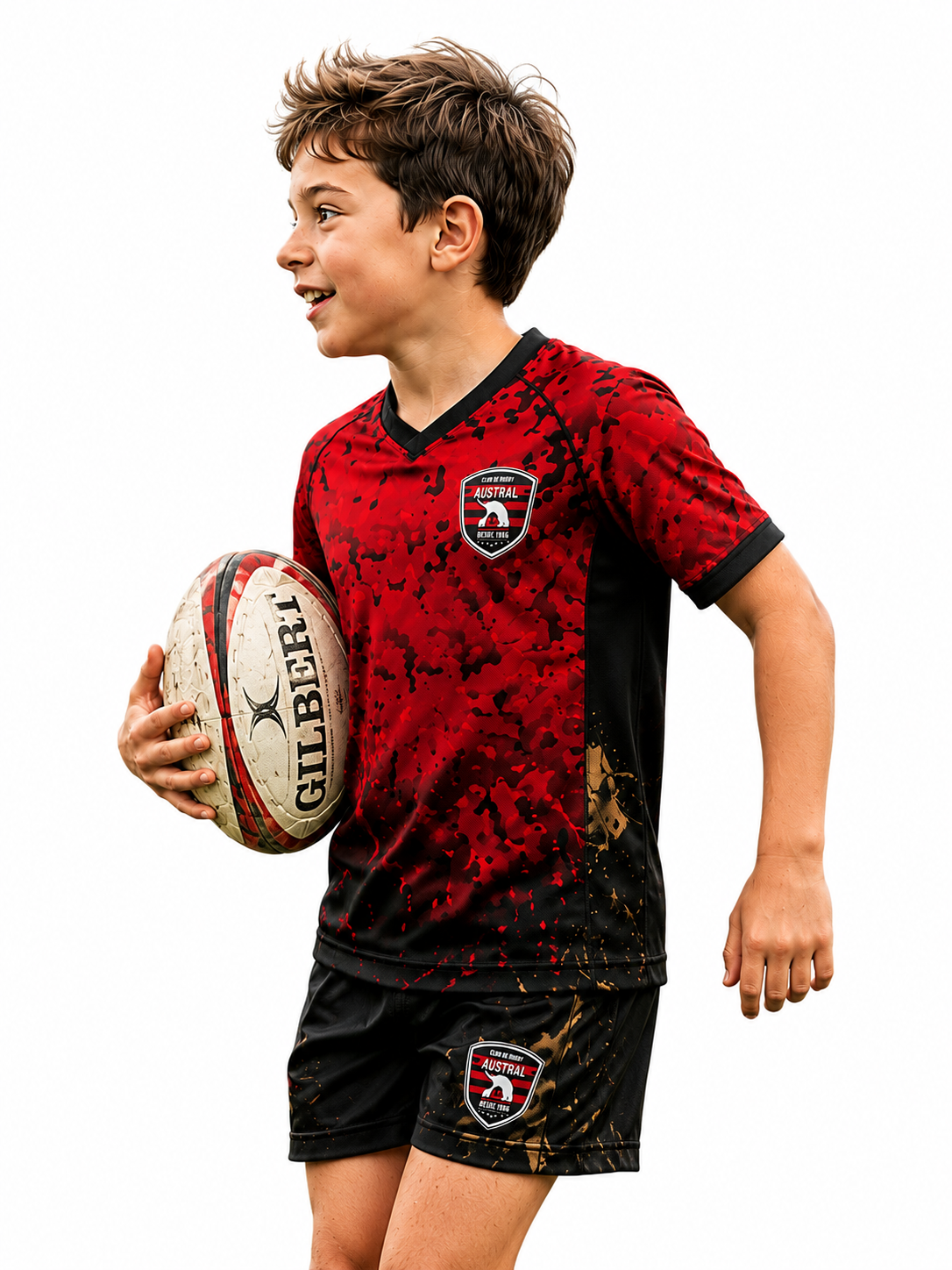 Polera Rugby Pinguinitos Austral Valdivia