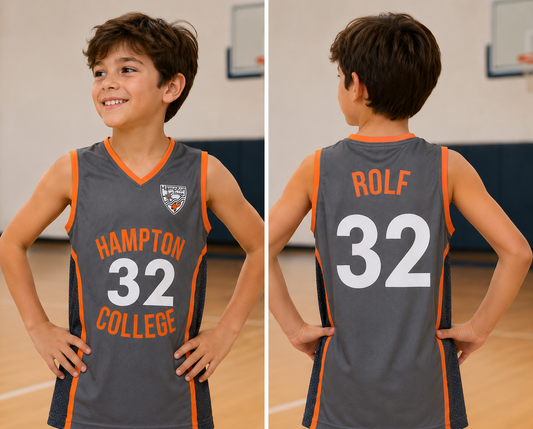 Polera deportivo infantil de basquetbol - Hampton College